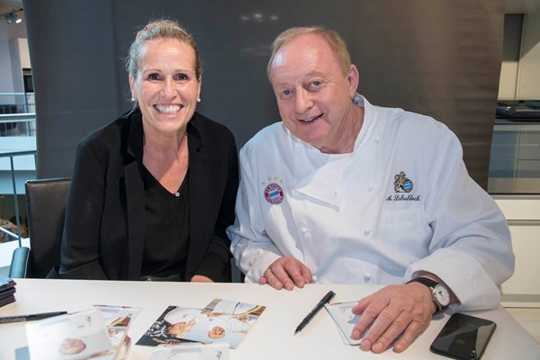 Interview mit Starkoch Alfons Schuhbeck bei Delta Möbel, Oktober 2019