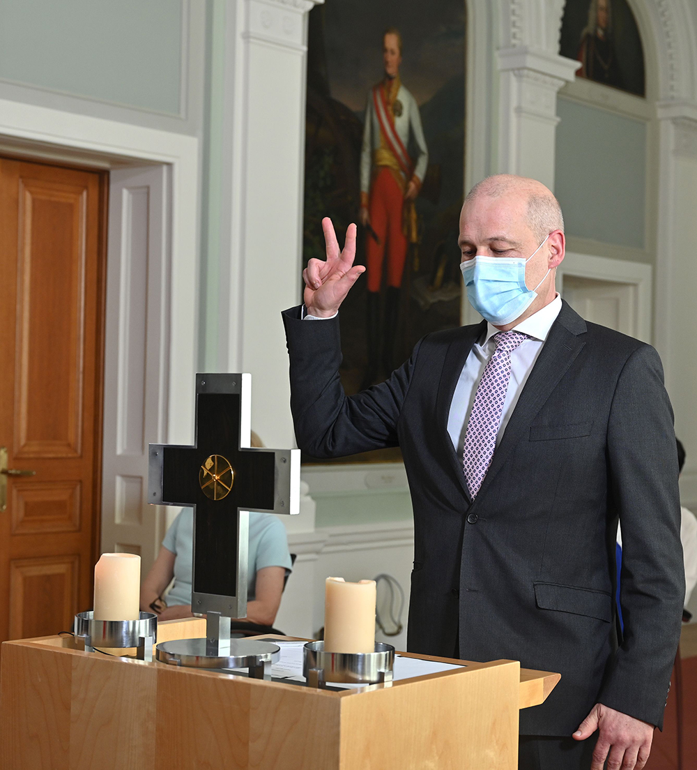 Vereidigung von Regierungsrat-Stellvertreter Patrik Oehri  (Stellvertreter von Regierungsrat Manuel Frick)