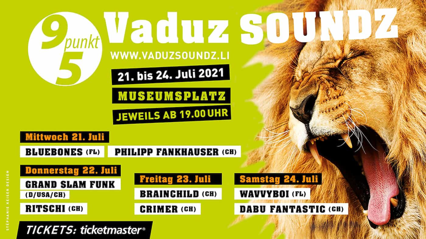 Tageskarten für VaduzSOUNDZ sind ab sofort erhältlich