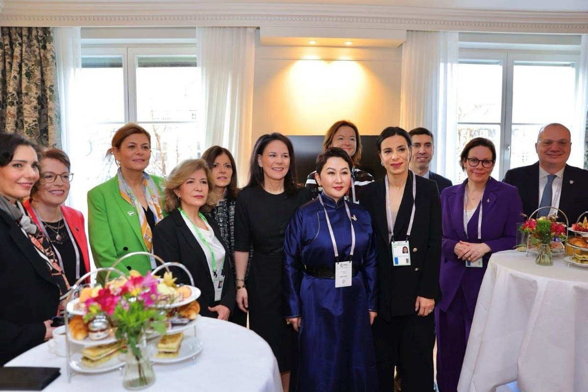 Regierungsrätin Dominique Hasler nahm - auf Einladung der deutschen Aussenministerin Annalena Baerbock - beim Treffen des Netzwerks der Aussenministerinnen (Feminist Foreign Policy Networks) teil.