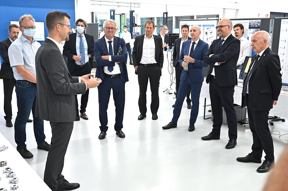 Besuch der Firma thyssenkrupp Presta AG in Eschen