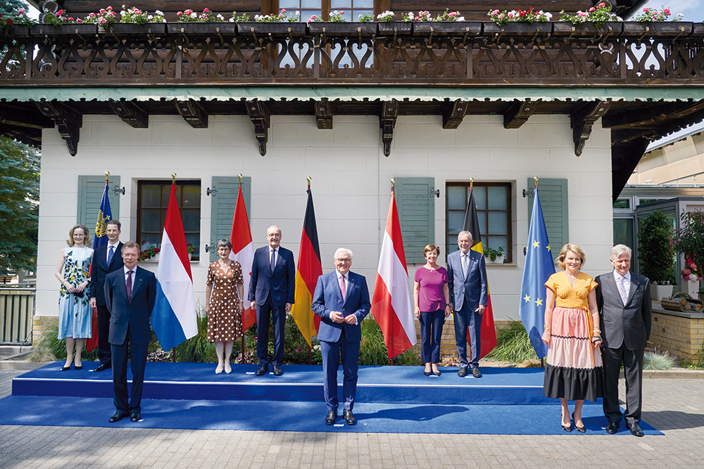 Erbprinzenpaar an Treffen der deutschsprachigen Staatsoberhäupter in Potsdam