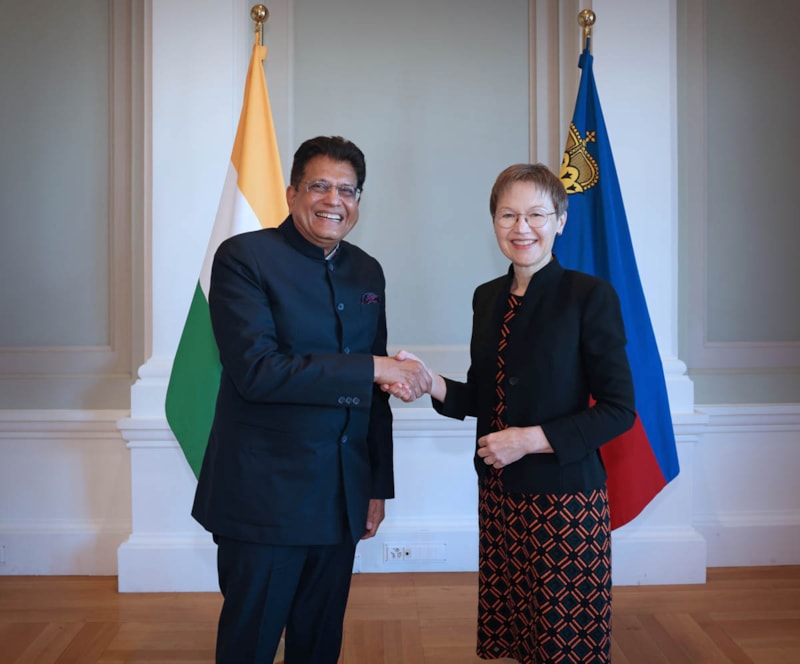 Indiens Handelsminister Piyush Goyal zu offiziellem Besuch in Liechtenstein