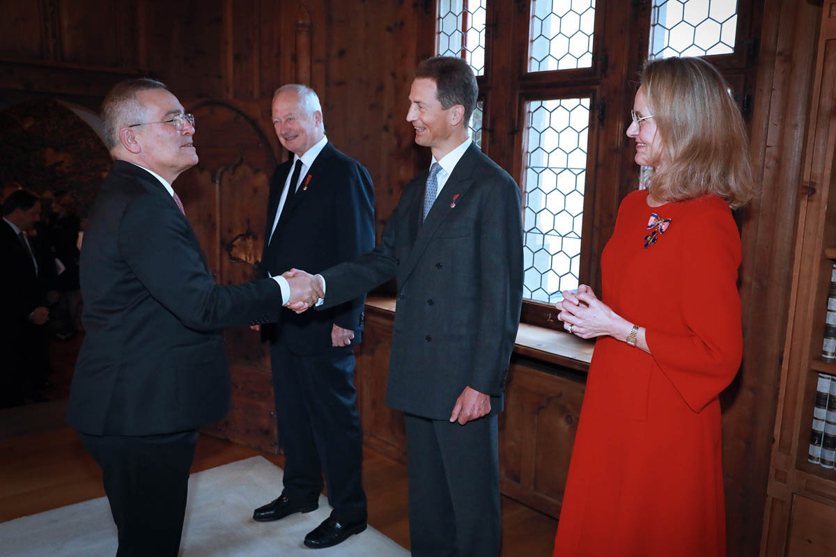 Neujahrsempfang auf Schloss Vaduz 12. Januar 2023