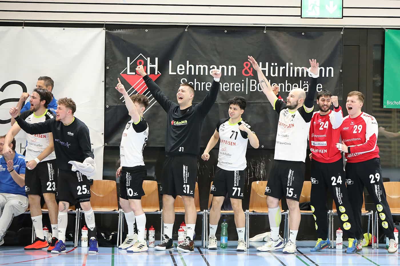 Vom Talent aus Wildhaus zum Kreisläufer bei Fortitudo Gossau: Adnan Muranovic, Mitarbeiter bei Delta Möbel, Foto: © Roland Peyer