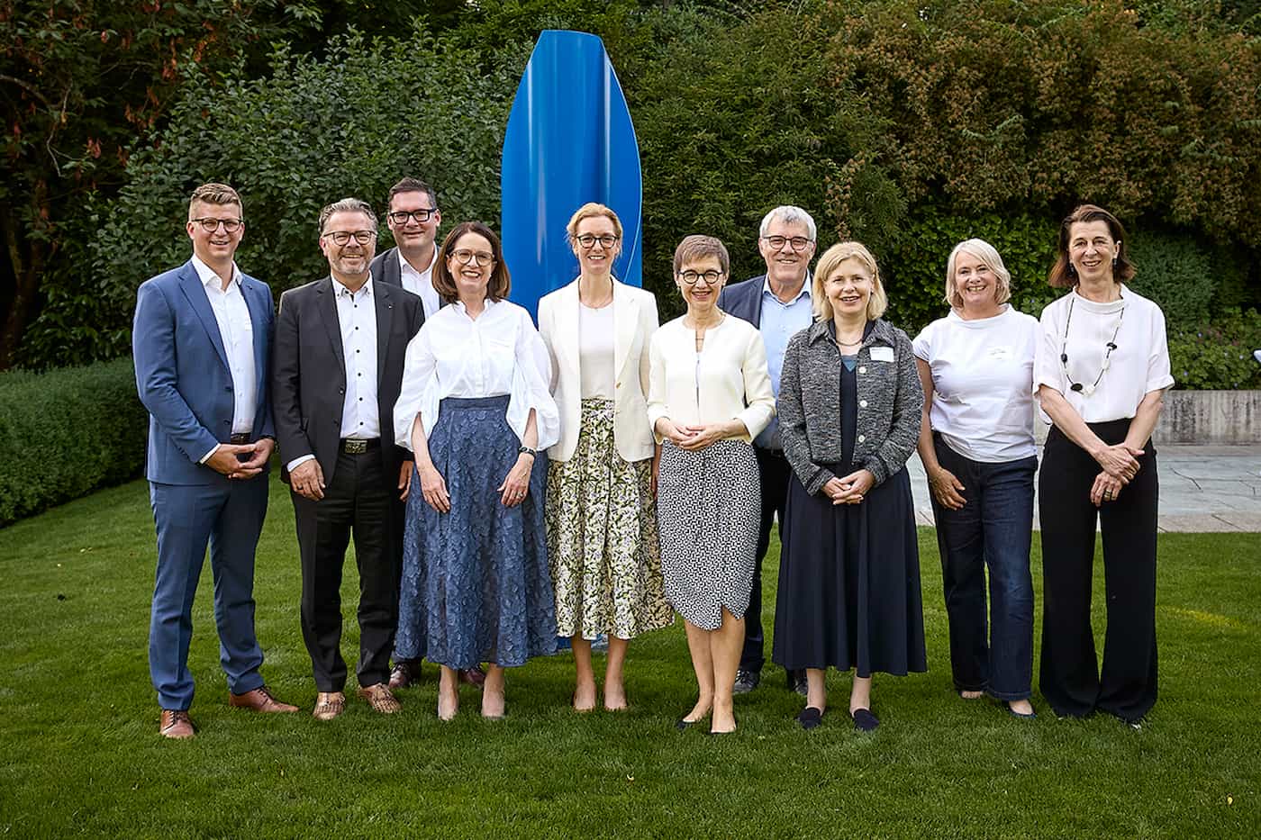 Sieben Parlamentarier folgten der Einladung zum Empfang an der liechtensteinischen Botschaft in Bern. (Quelle: Andreas von Gunten)