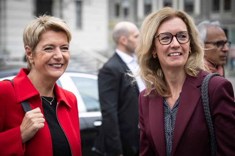 Regierungschefin-Stellvertreterin Sabine Monauni bei der Eröffnung der OLMA 2025 in St. Gallen