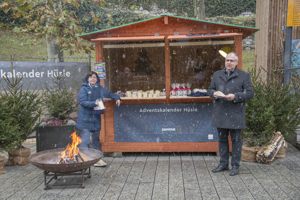 Renate Bachmann von Liechtenstein Marketing und Bürgermeister Manfred Bischof