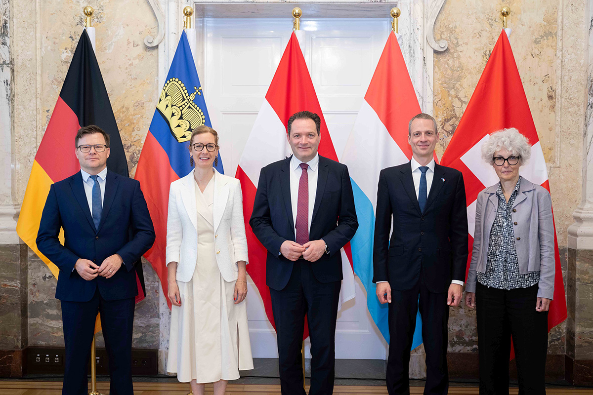 Regierungschefin-Stellvertreterin Sabine Monauni am deutschsprachigen Umweltministertreffen in Wien