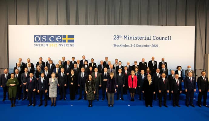 OSZE-Ministerrat in Stockholm mit Fokus auf Sicherheitslage in Europa