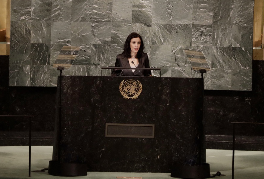 Aussenministerin Dominique Hasler sprach vor UNO-Generalversammlung