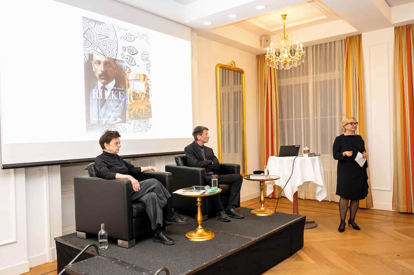 (v.l.) Angelika Overath, Manfred Koch, Alexa Ritter, © exclusiv