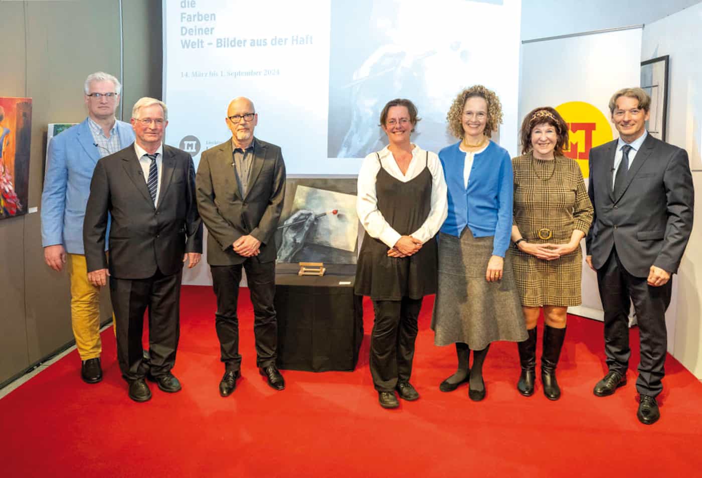 Liechtensteinisches LandesMuseum – Eröffnung der Sonderausstellung «Entdecke die Farben Deiner Welt – Bilder aus der Haft»  