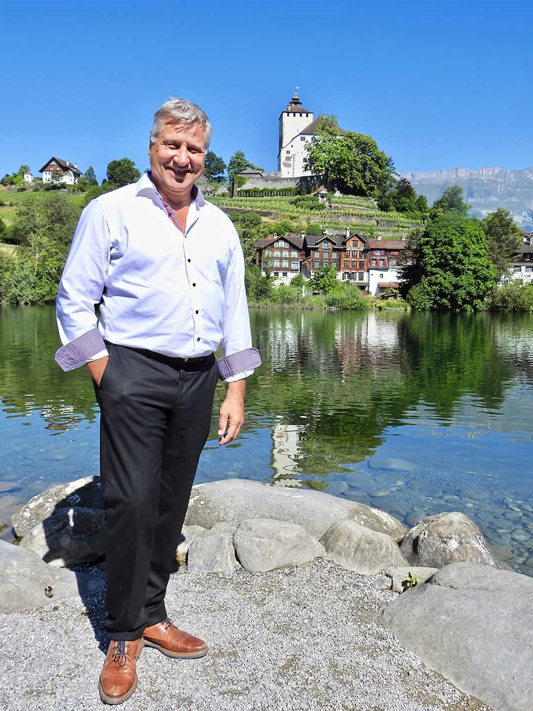 Beni Dürr am Werdenbergersee, Foto: © Claudia Hutter
