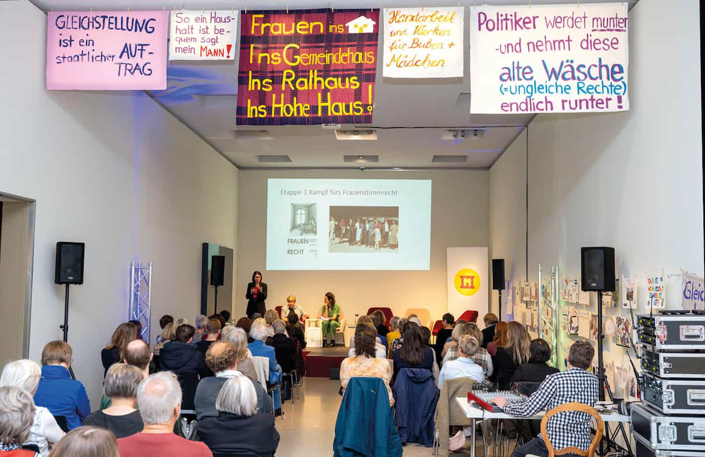 Zeitzeuginnen berichten im Liechtensteinischen LandesMuseum zu «40 Jahre Frauenstimmrecht»
