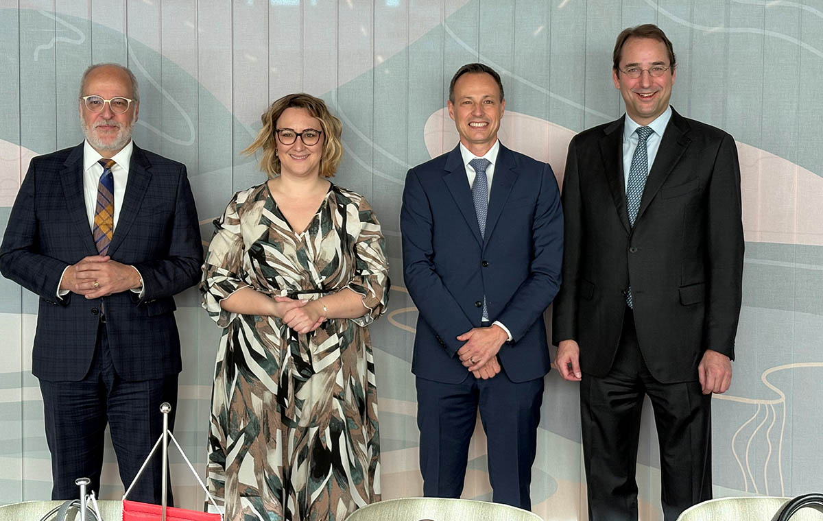 Treffen auf hoher Verwaltungsebene der Aussenministerien aus Österreich, der Schweiz, Slowenien und Liechtenstein in Vaduz