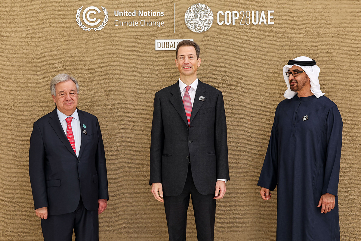 S.D. Erbprinz Alois ruft zu entschlossenem Handeln beim Klimaschutz auf