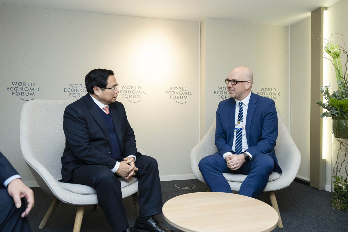 Offizielles bilaterales Treffen: Pham Minh Chinh, Premierminister Vietnam, und Regierungschef Daniel Risch.