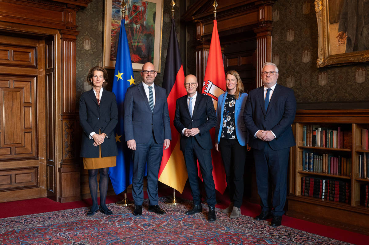 17.10.2024 Regierungschef Daniel Risch zum Arbeitsbesuch in Hamburg und Kiel