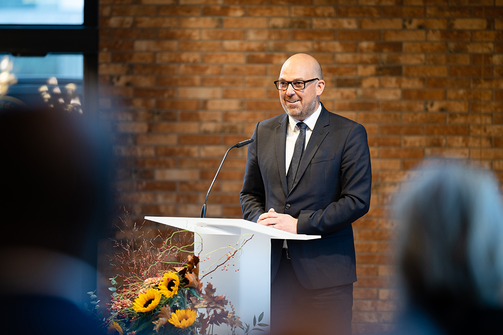 Regierungschef Daniel Risch ging in seiner Rede auf das Erfolgsrezept für Liechtenstein ein.
