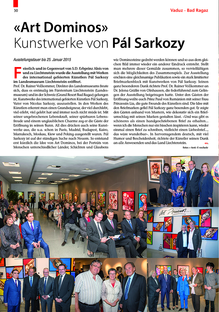 «Art Dominos» Kunstwerke von Pál Sarkozy