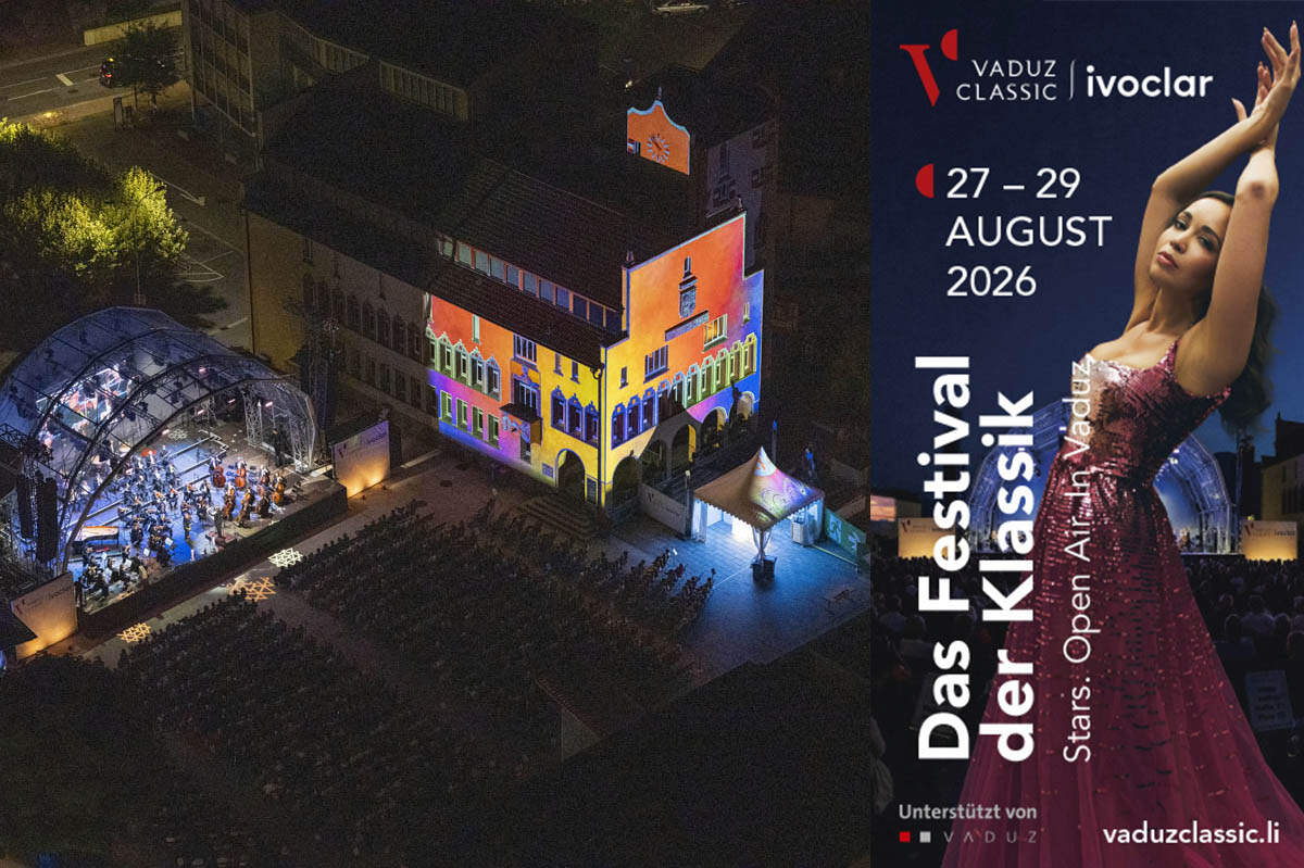 Die 9. Ausgabe von Vaduz Classic vereint Oper, Kammermusik, Jazz, Filmmusik und Familienkonzert in einem vielfältigen Festivalprogramm