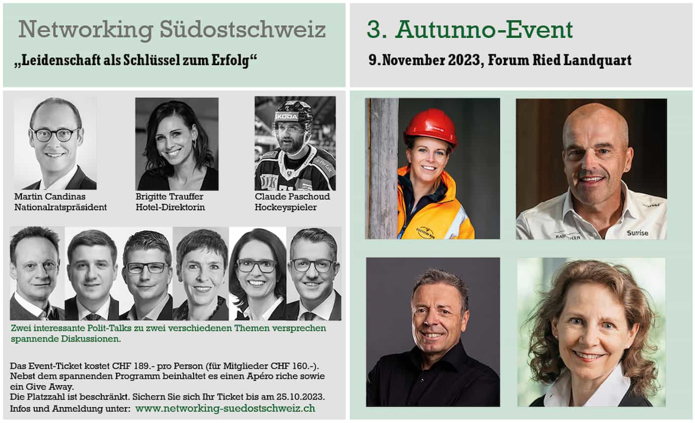 Autunno-Event 9. November 2023 - Forum Ried Landquart