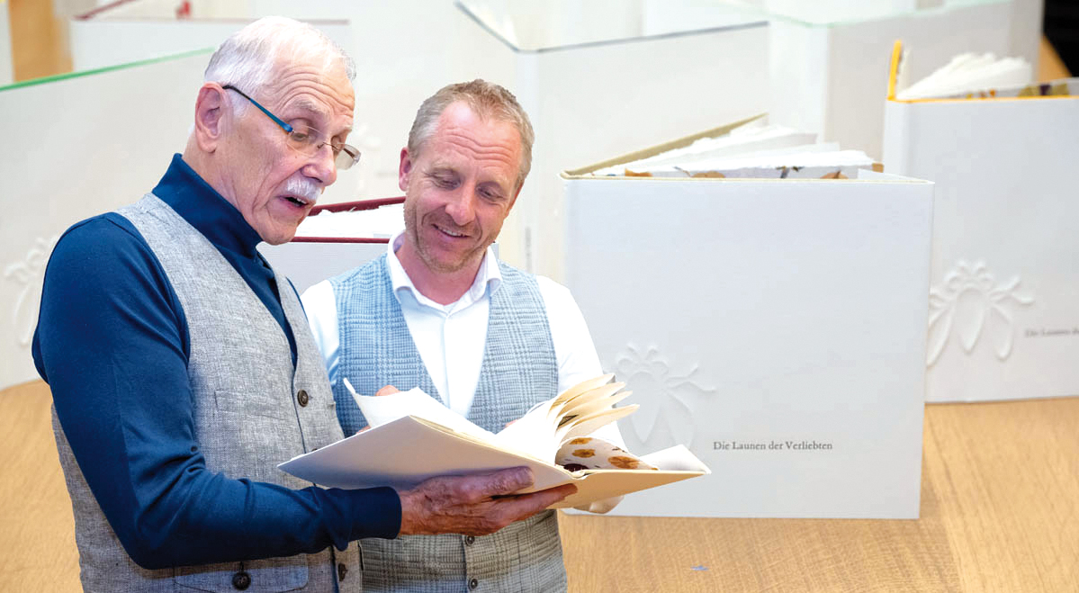 Hanspeter Leibold präsentierte sein Buch «Die Launen der Verliebten»