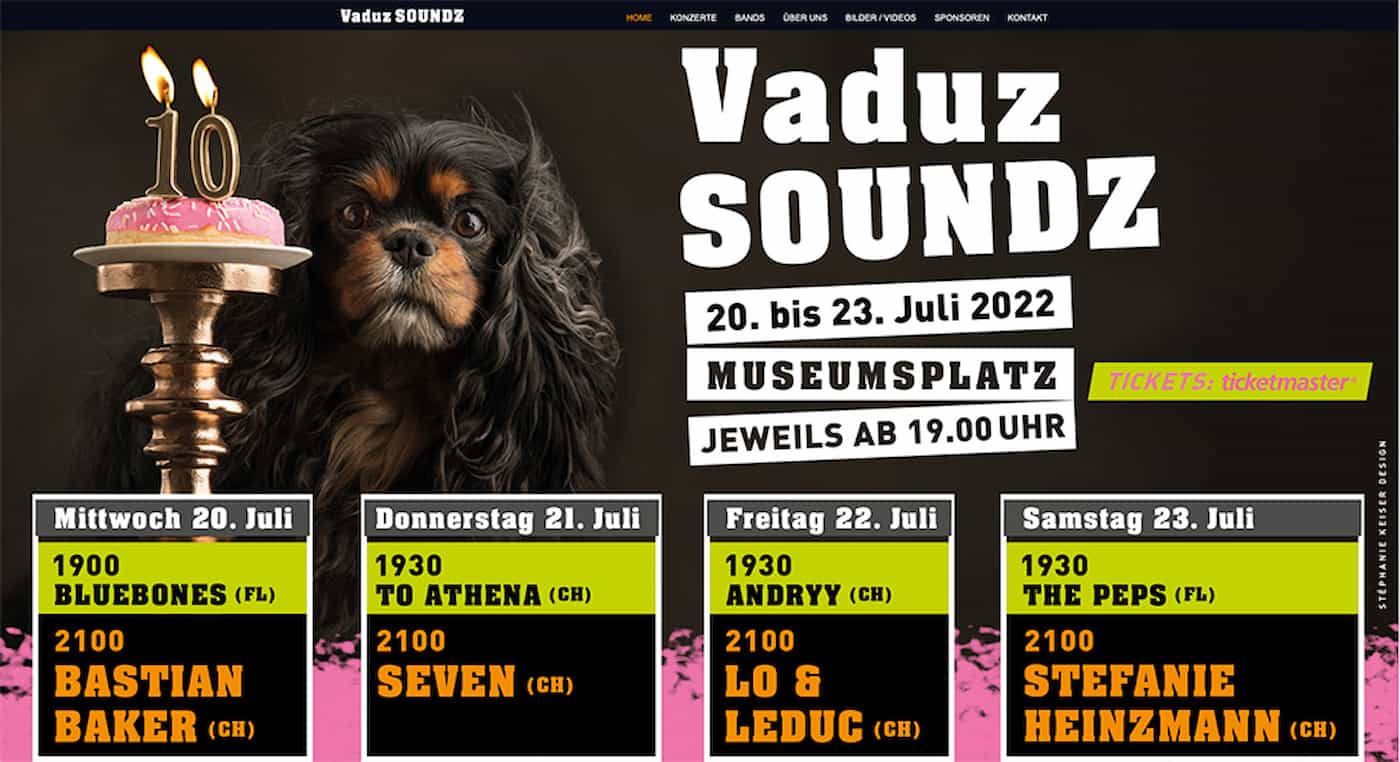 Endlich: VaduzSOUNDZ feiert sein Jubiläum