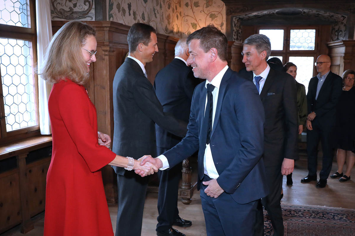 Neujahrsempfang auf Schloss Vaduz 12. Januar 2023