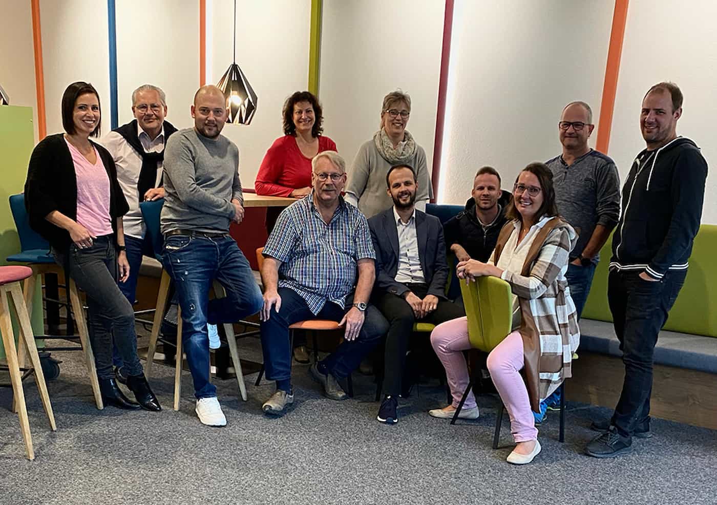 SIGA-Team 2022 v.l. Brigitte Trauffer, Markus Oppliger, Thomas Wachter, Claudia Stopp, Jürg Stopp, Karin Etter, Damir Rukavina, Andy Bürer, Kerstin Dort, Thomas Kehl, Stefan Ackermann