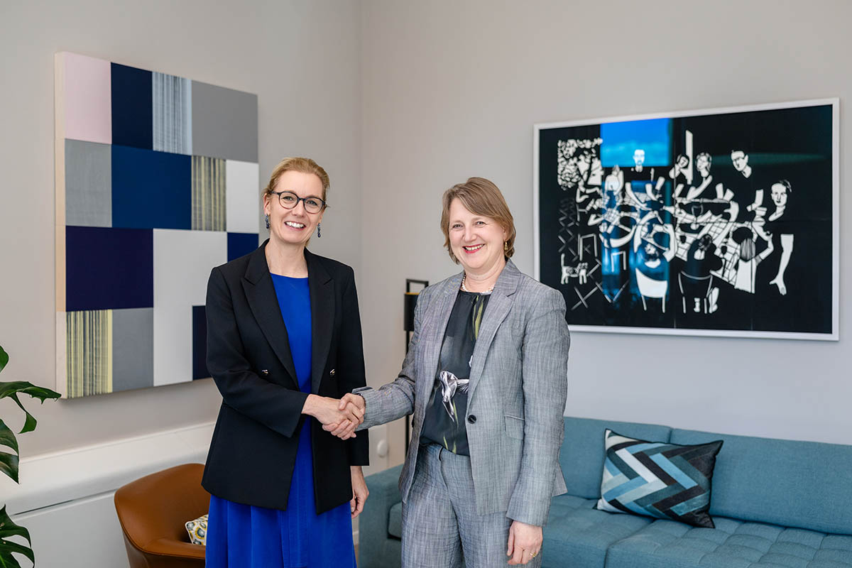 Besuch von UNHCR-Vertreterin Anja Klug  in Vaduz
