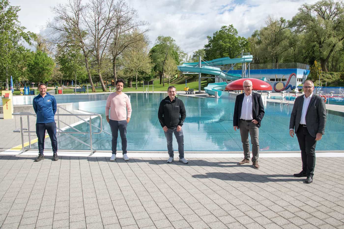 Eröffnung Schwimmbad Mühleholz