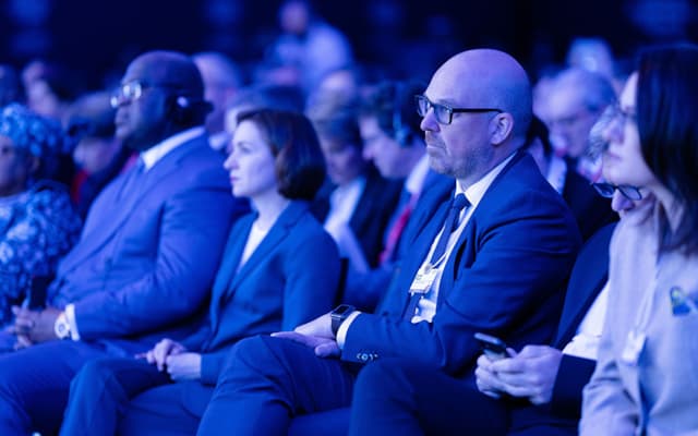 Regierungschef Daniel Risch beim WEF 2023 in Davos