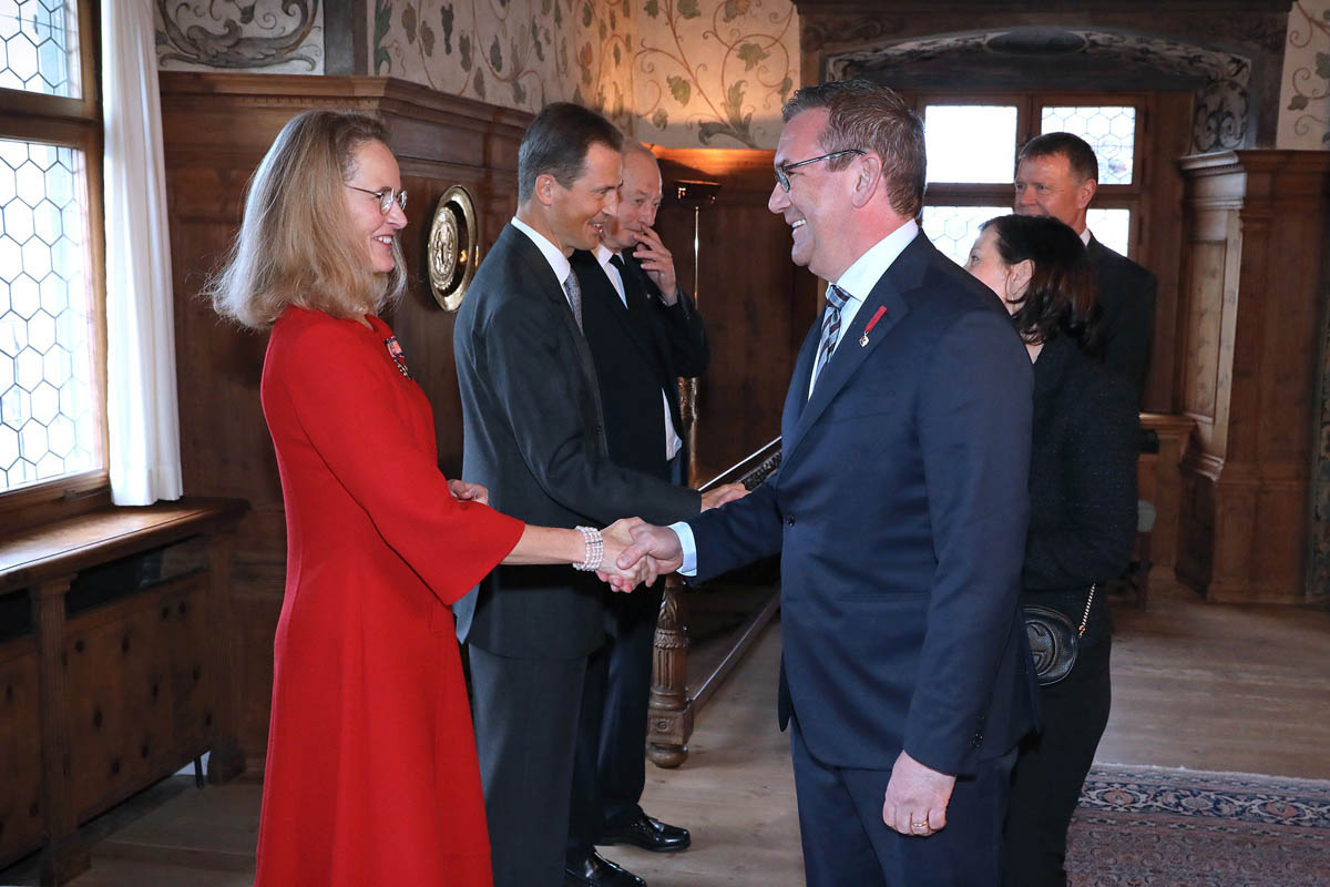 Neujahrsempfang auf Schloss Vaduz 12. Januar 2023