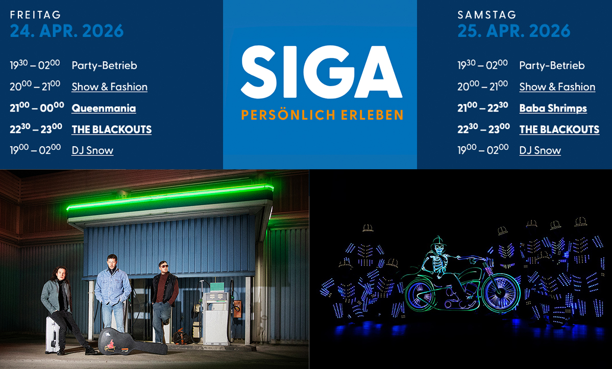 SIGA: Konzerte, Shows und Party bereits eine Woche vor der Eröffnung