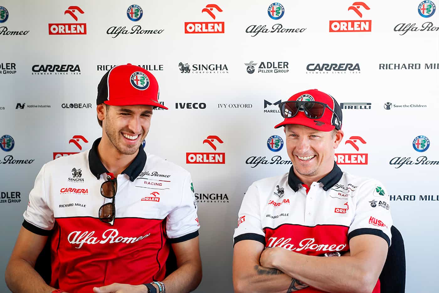 Kimi Räikkönen und Antonio Giovinazzi als Fahrer für die Saison 2021 bestätigt