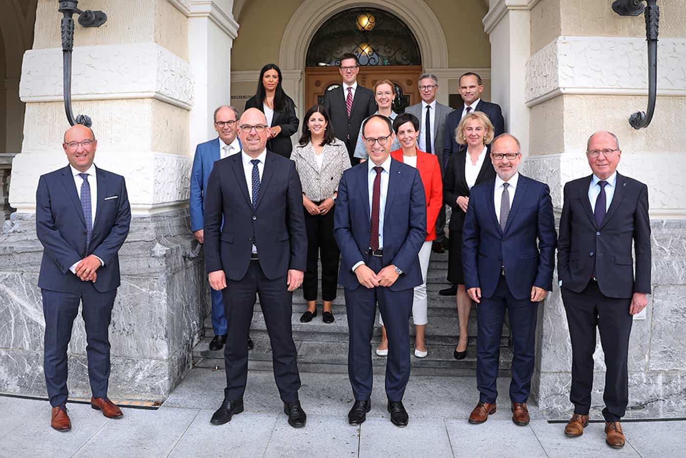 Regierung des Kantons St. Gallen zu Besuch in Liechtenstein
