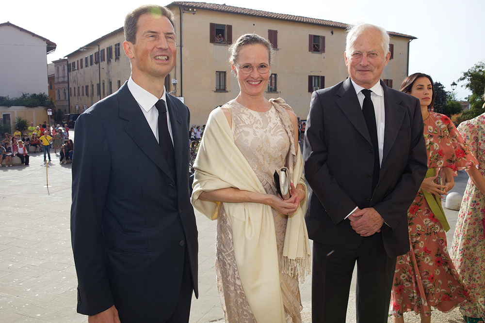 S.D. Erbprinz Alois, I.K.H. Erbprinzessin Sophie und S.D. Fürst Hans-Adam II. von und zu Liechtenstein / © ZVG/LUXPRESS/Jean-Claude Ernst