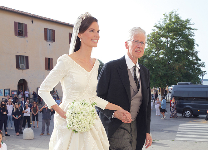 I.D. Prinzessin Marie-Astrid mit ihrem Vater S.D. Prinz Nikolaus von und zu Liechtenstein / © ZVG/LUXPRESS/Jean-Claude Ernst