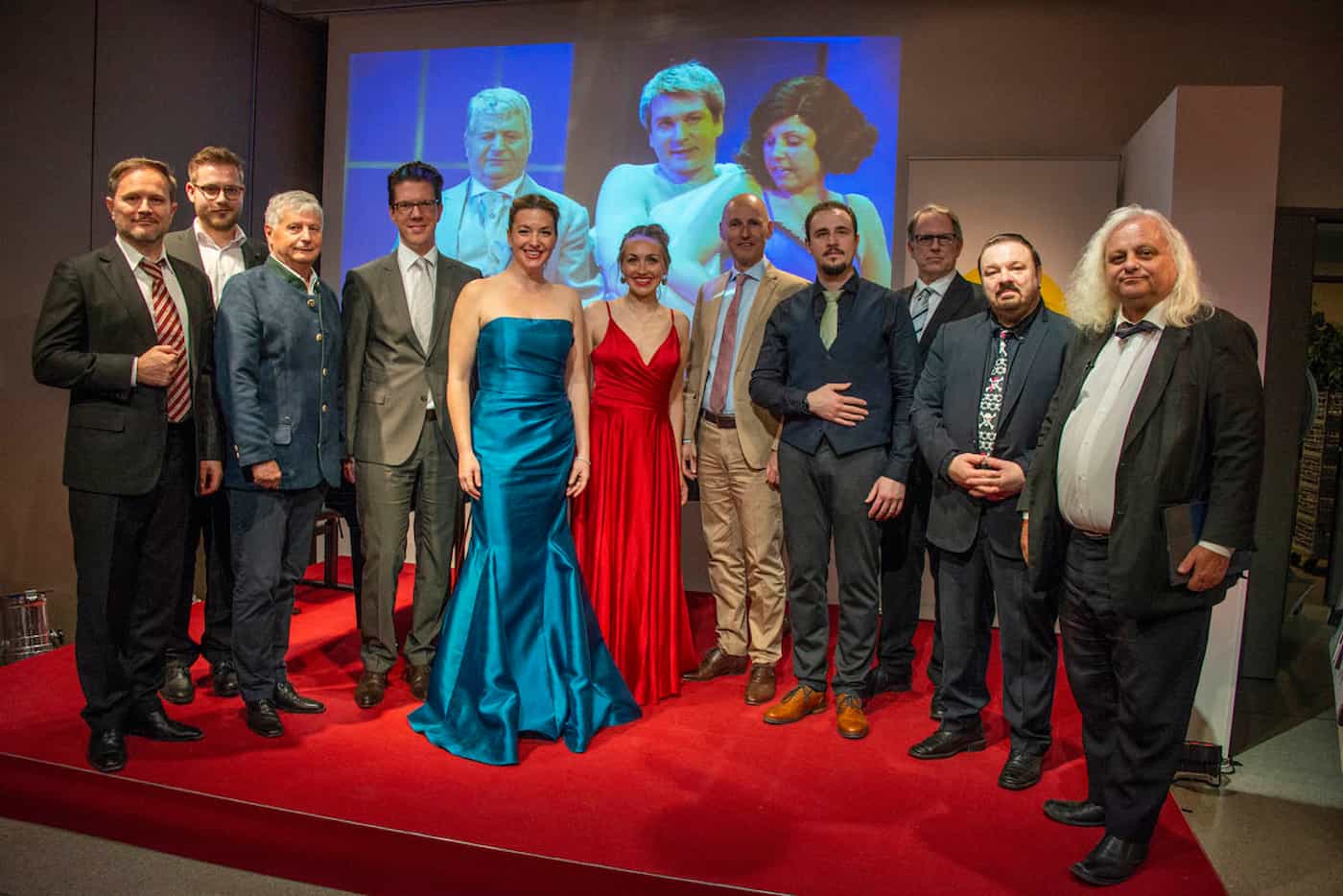 Eröffnung der Ausstellung: Begrüssung - Prof. Dr. Rainer Vollkommer, Direktor des Liechtensteinischen LandesMuseums , Grussworte - Manuel Frick, Minister für Gesellschaft und Kultur; Einführung -  Paul Vogt, Kurator der Ausstellung