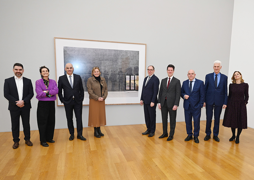 Das Programm des Sozialministertreffens wurde durch eine Führung durch die aktuelle Ausstellung des Kunstmuseums Liechtenstein «Candida Höfer.Liechtenstein» abgerundet.