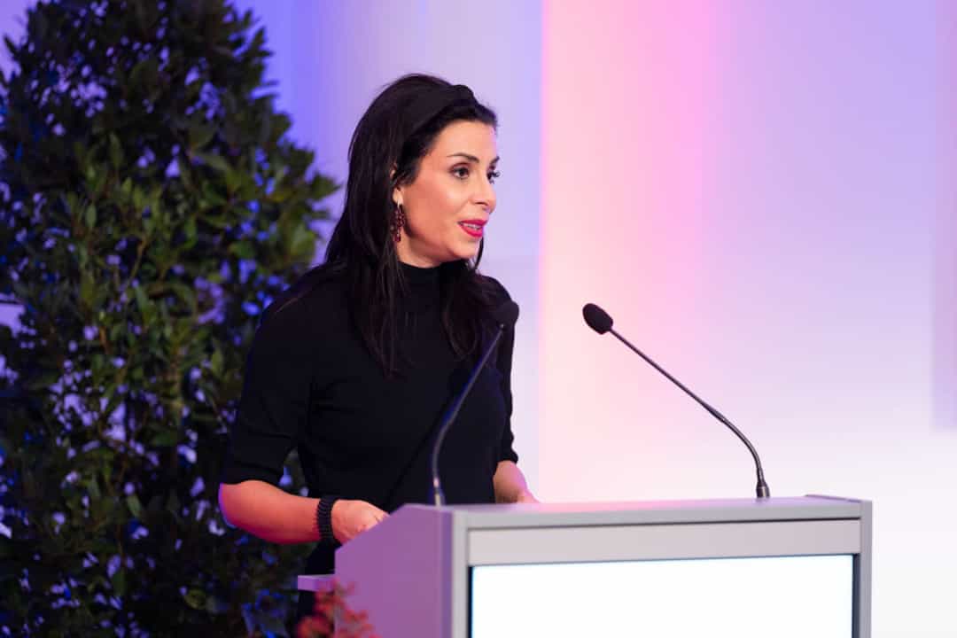  In ihrer Begrüssungsrede wies Regierungsrätin Dominique Hasler auf die kommende Präsidentschaft im Ministerkomitee des Europarats hin.
