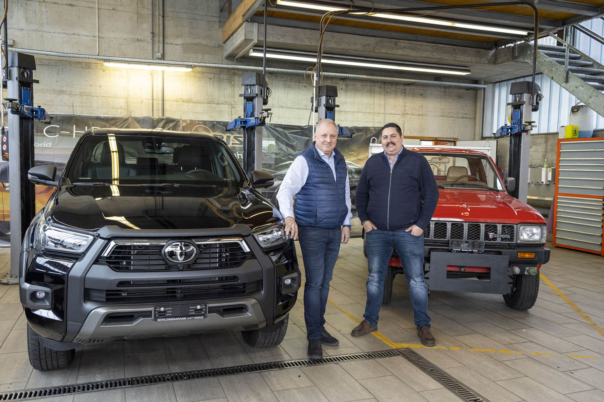 Inhaber und Geschäftsführer Thomas Lampert und Stv. Geschäftsführer Valentino Zompi