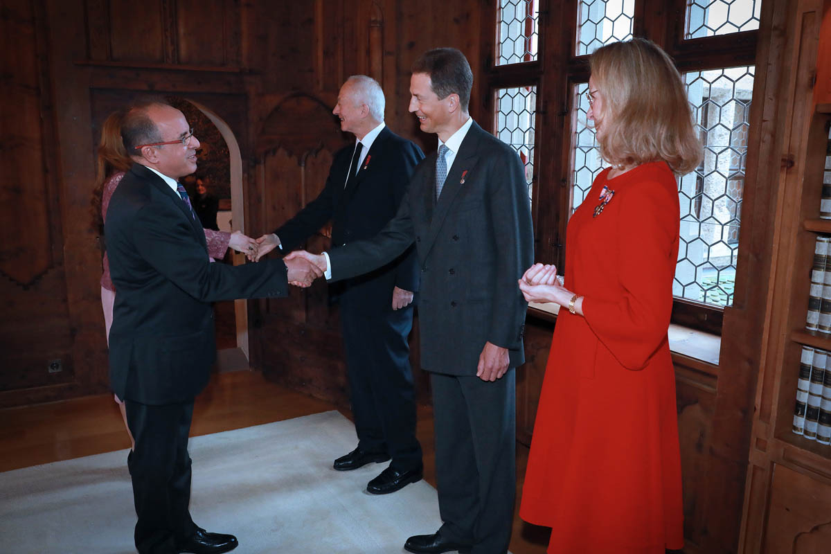 Neujahrsempfang auf Schloss Vaduz 12. Januar 2023