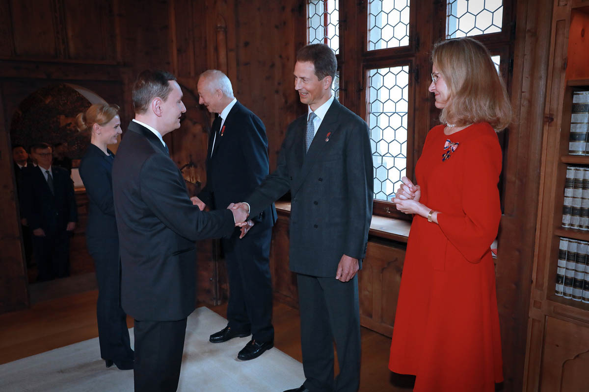 Neujahrsempfang auf Schloss Vaduz 12. Januar 2023