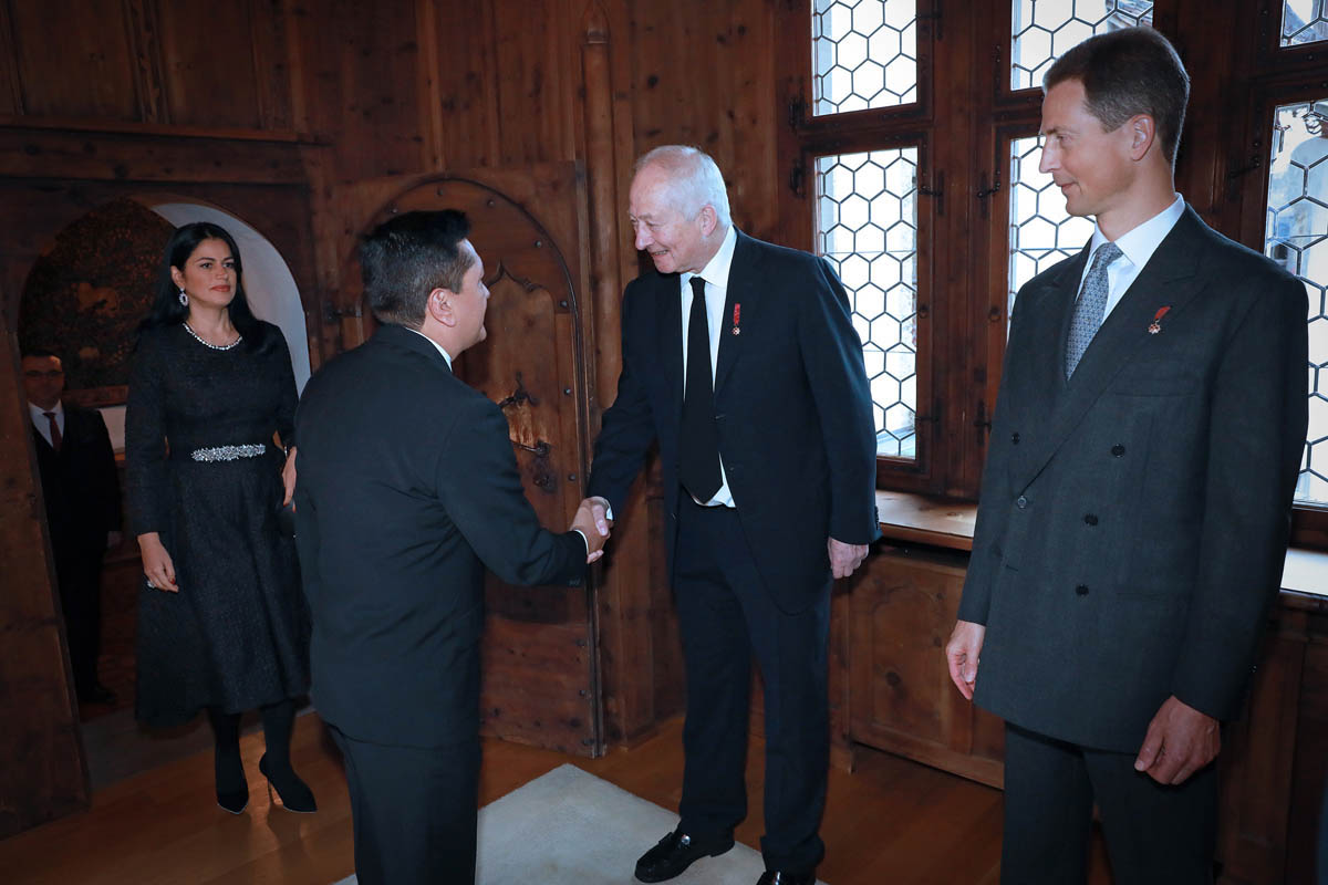 Neujahrsempfang auf Schloss Vaduz 12. Januar 2023