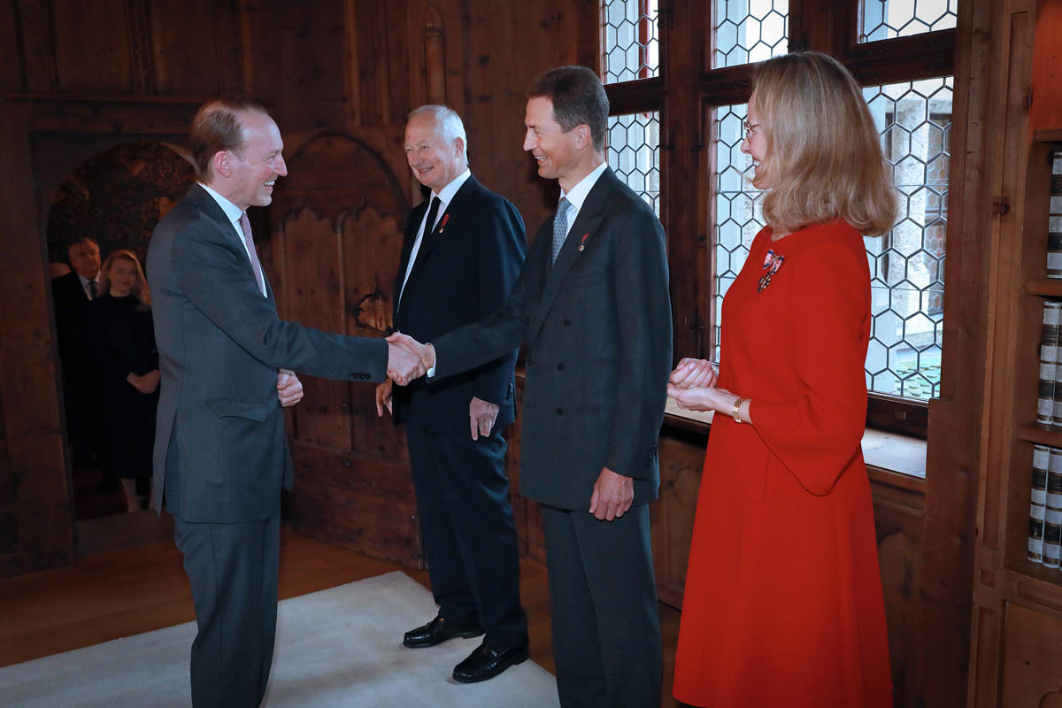 Neujahrsempfang auf Schloss Vaduz 12. Januar 2023