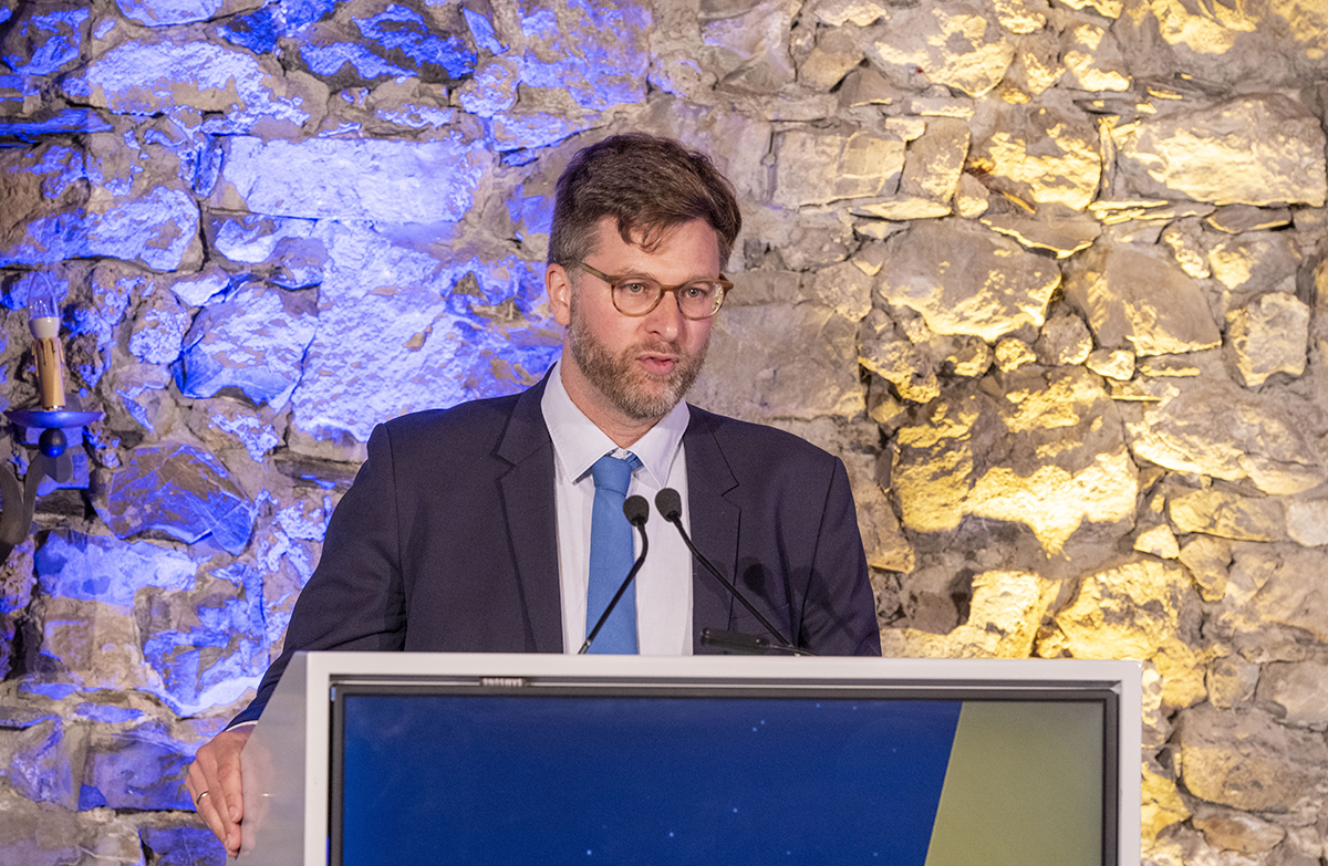 Dr. Ruben Reike hielt die Laudatio