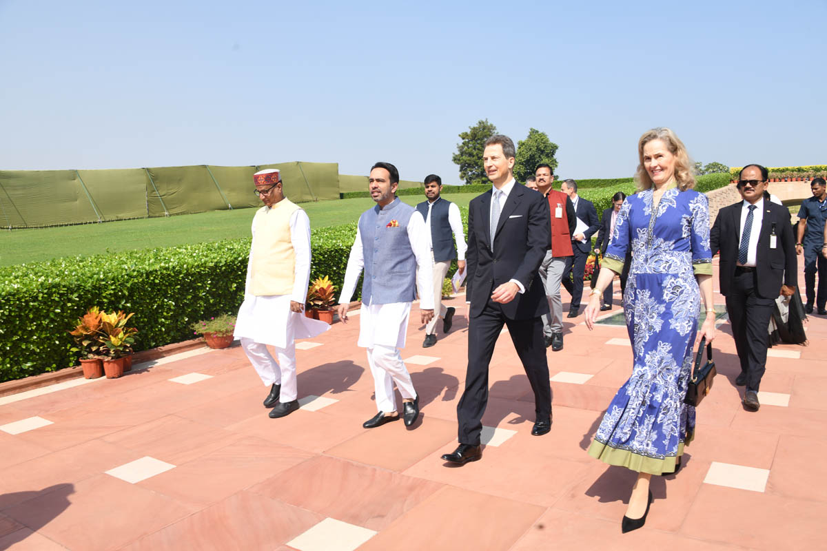 Empfang des Erbprinzenpaars in Indien (Quelle: Adarsh Saini)